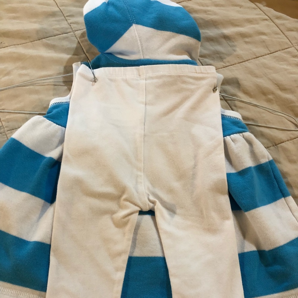 9 month - Polo - 2 pc. Stripe top w/white pant